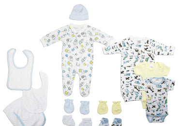 Bambini Neutral Newborn Baby 13 Pc Layette Baby Shower Gift Set